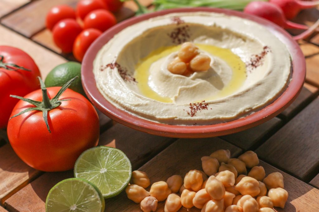 falafel, food, hummus