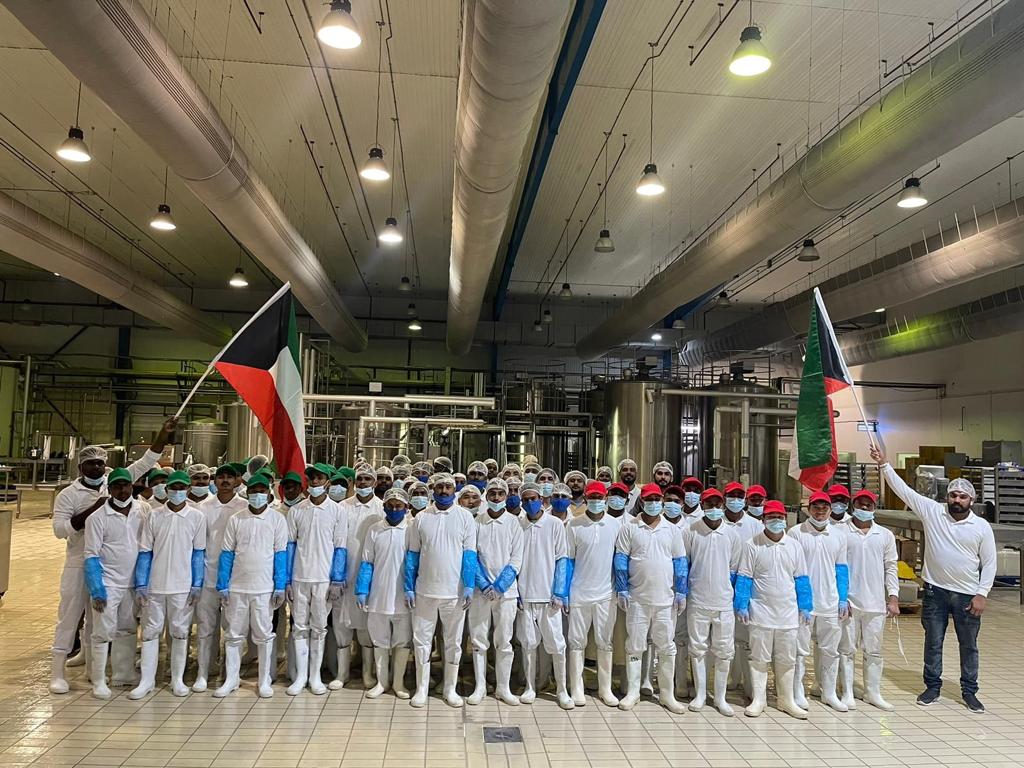 Full Production Line of Dairy Products at Al-Safa Factory In Kuwait by Al Hariri Group