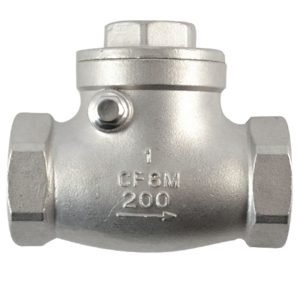 316  Stainless Steel Swing check Valve dn25 pn16 Threaded