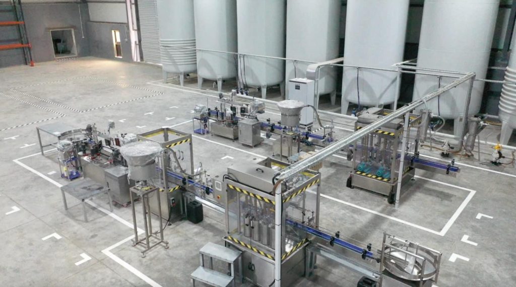 Mineral Oil Production and Filling Line