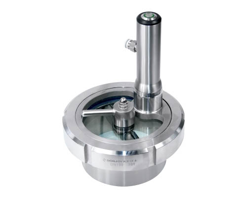 Record Type Surveillance Glass with Stainless Led Illuminated Wiper