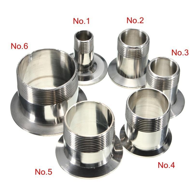 Stainless Steel Collar Short Ferrule Sanitary Fitting 304