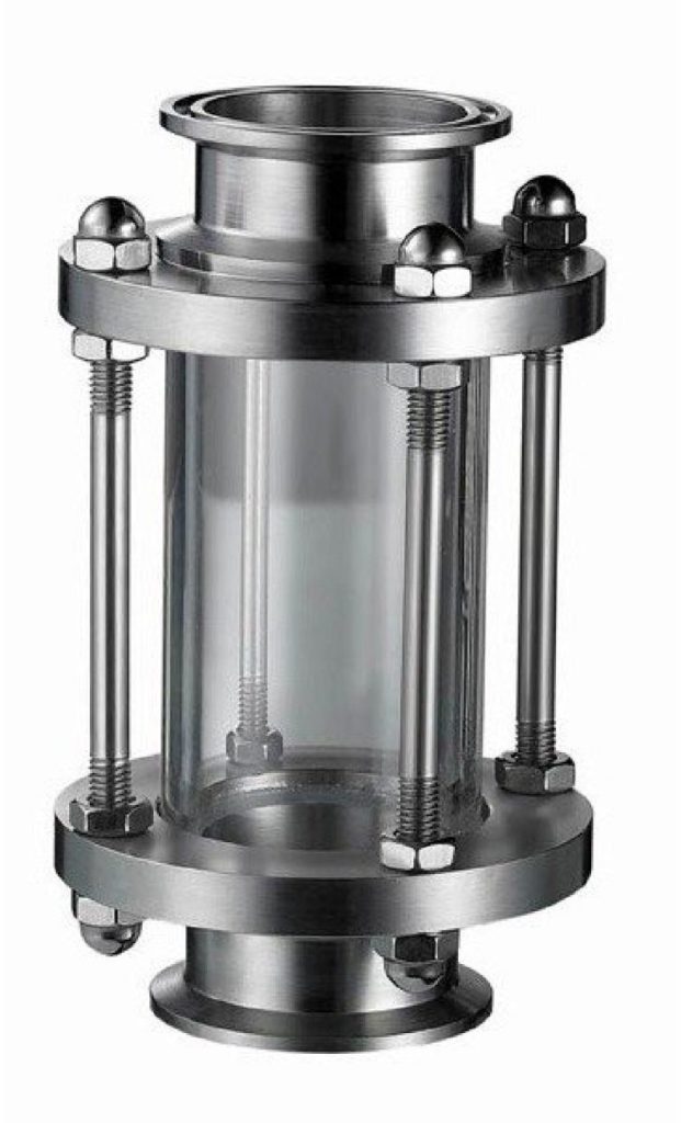Stainless Steel Flow Surveillance Glass
