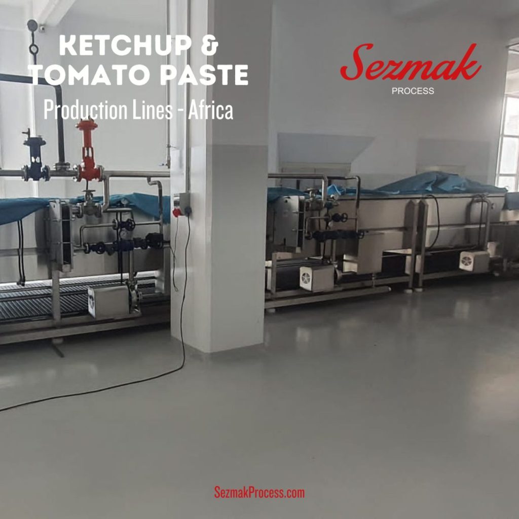 Tomato Paste & Ketchup Food Process Factory Sold in Africa 2023