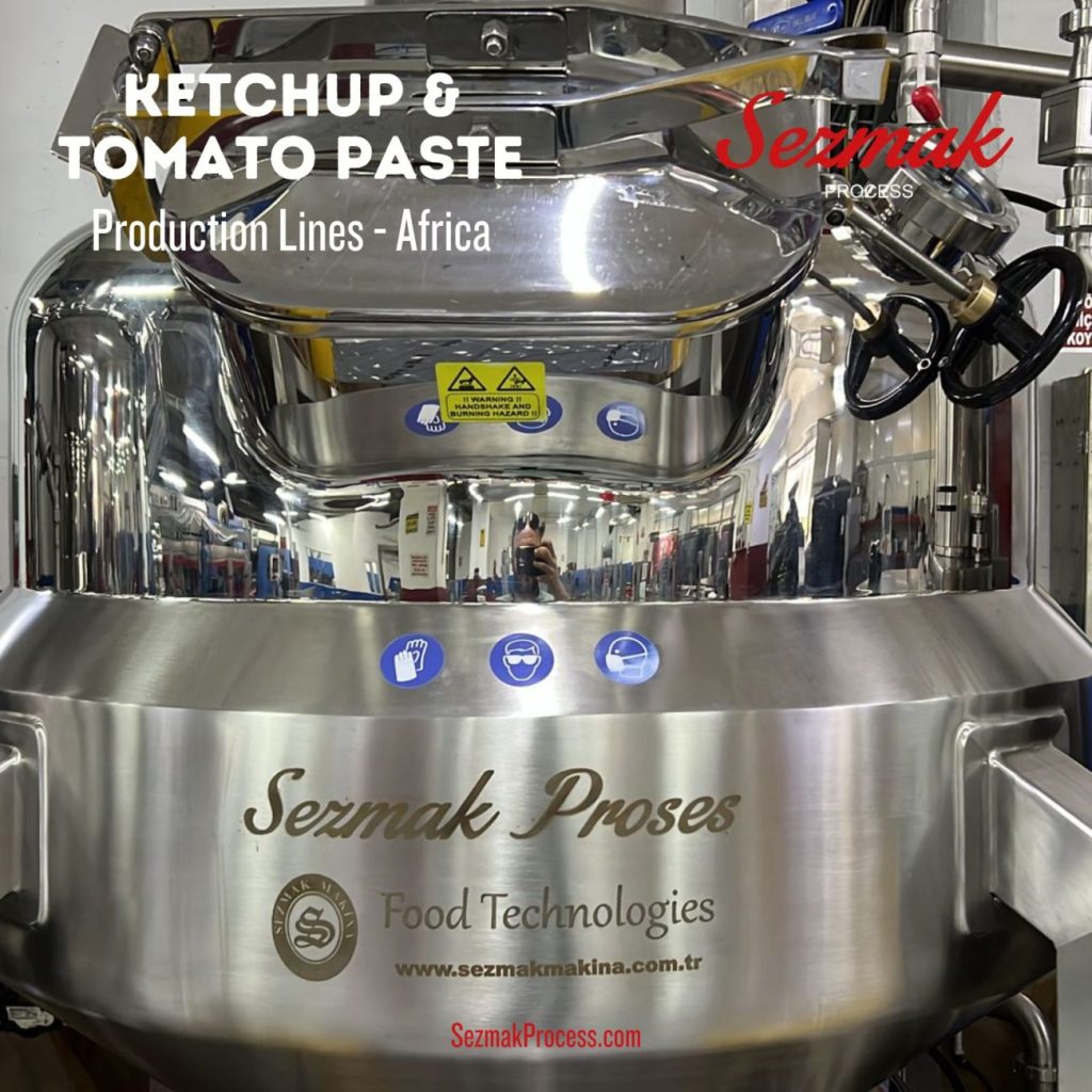 Tomato Paste & Ketchup Food Process Factory Sold in Africa 2023