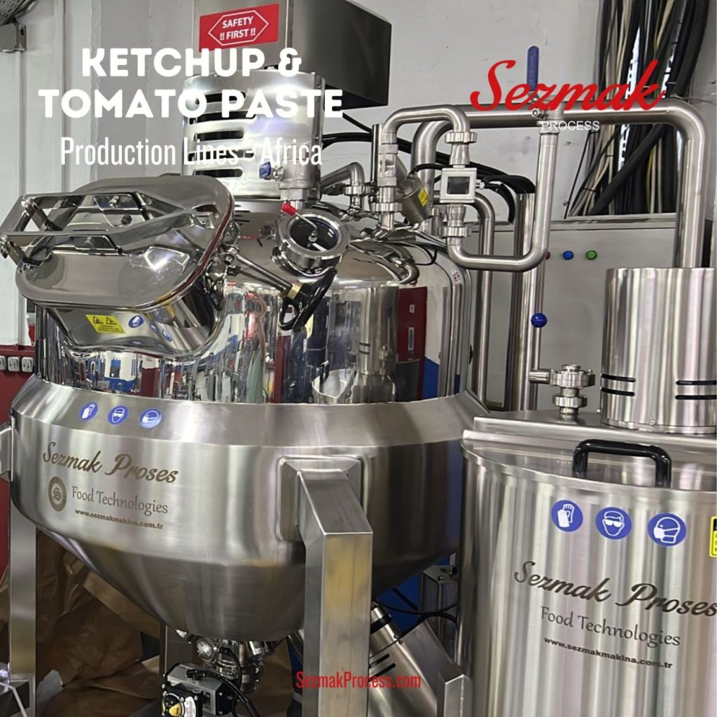 Tomato Paste & Ketchup Food Process Factory Sold in Africa 2023