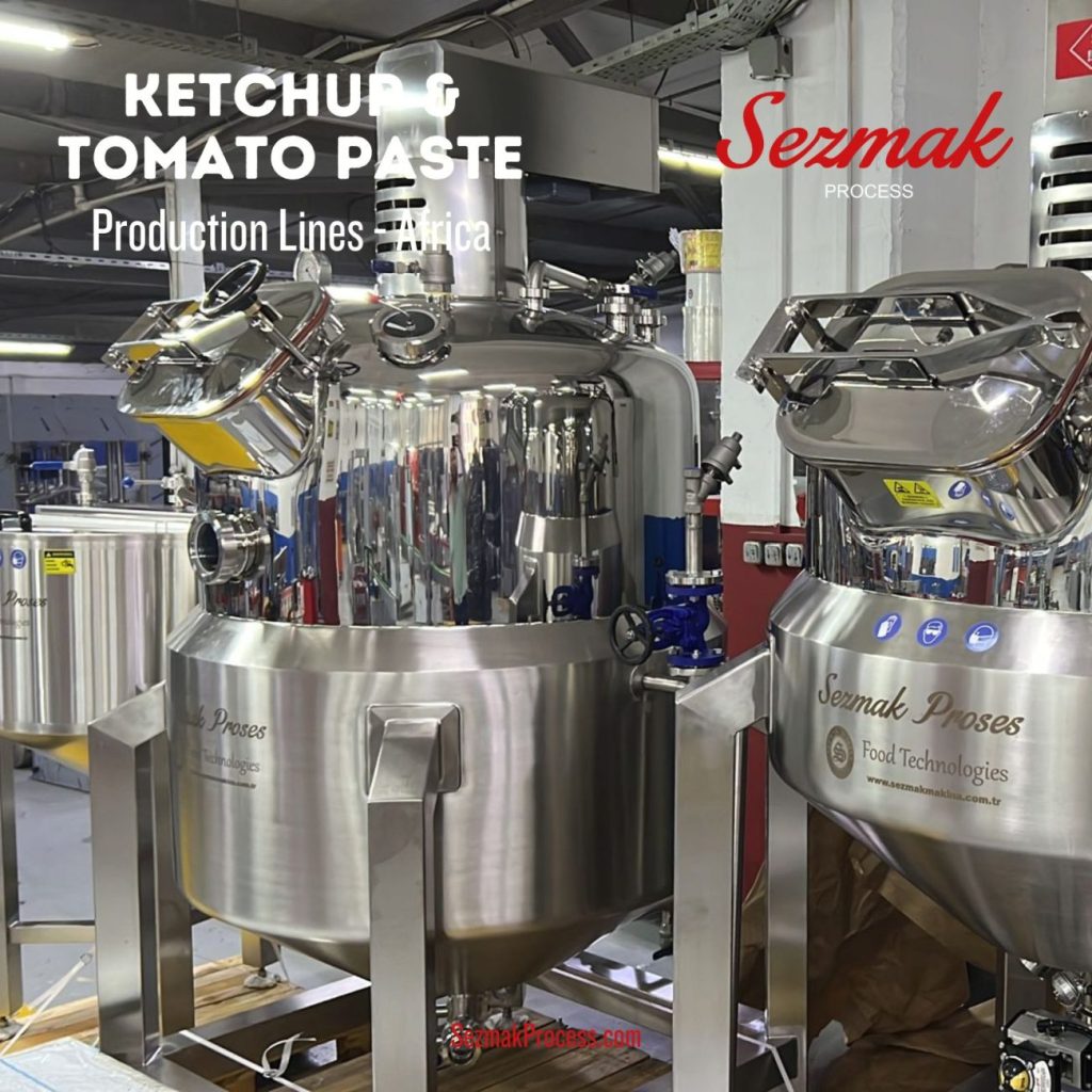 Tomato Paste & Ketchup Food Process Factory Sold in Africa 2023