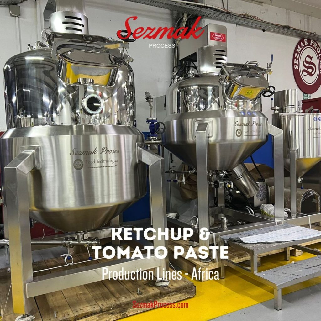 Tomato Paste & Ketchup Food Process Factory Sold in Africa 2023