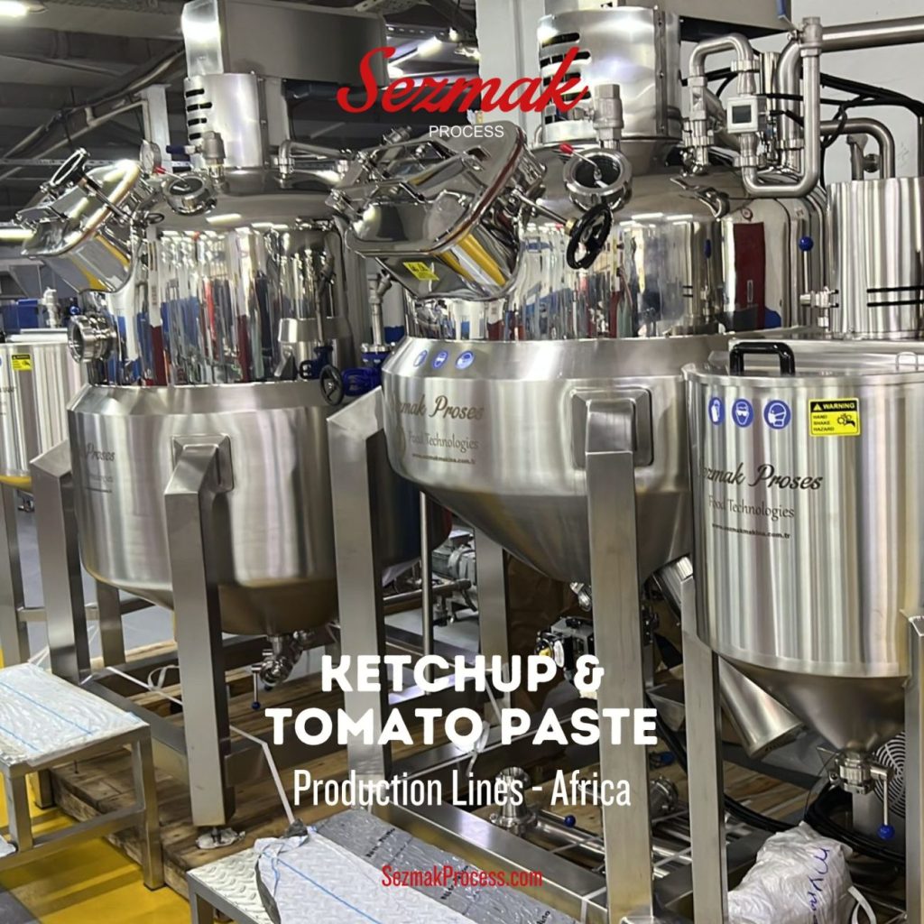Tomato Paste & Ketchup Food Process Factory Sold in Africa 2023