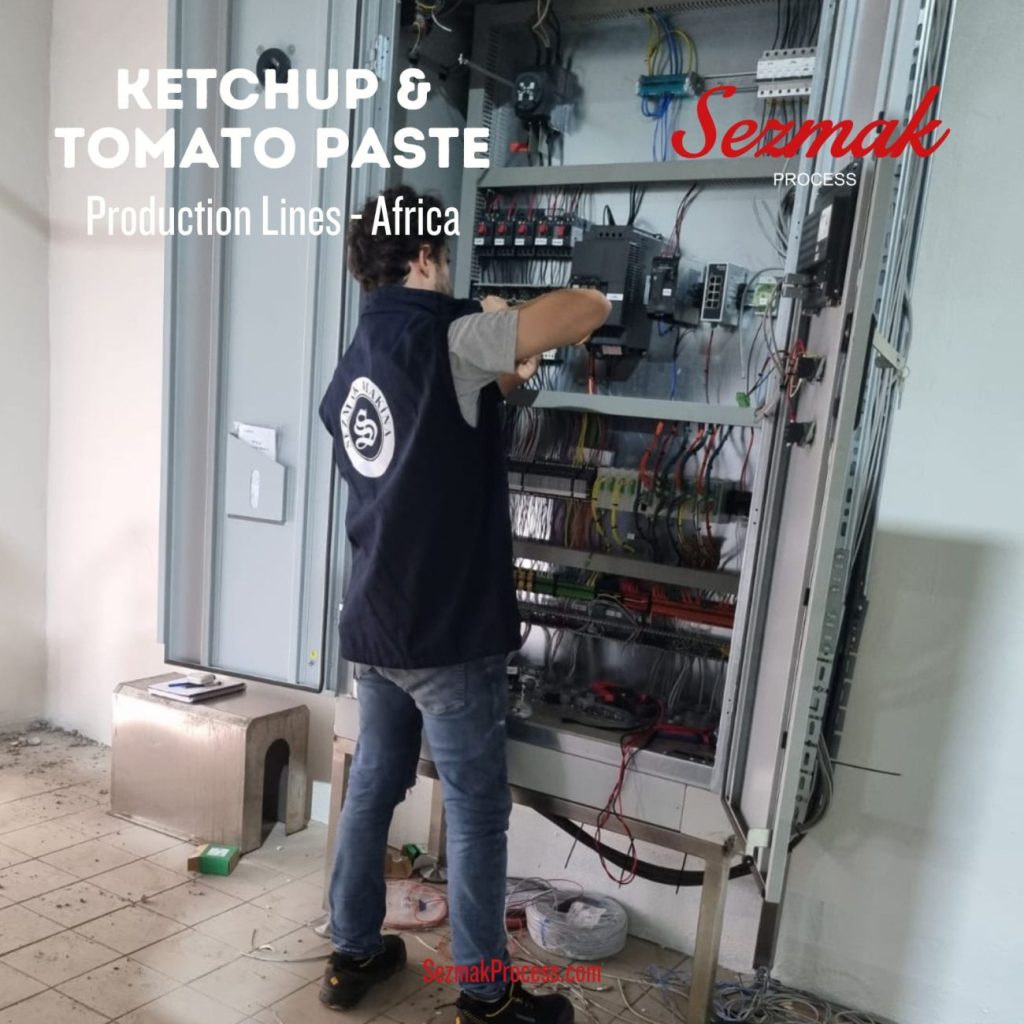 Tomato Paste & Ketchup Food Process Factory Sold in Africa 2023