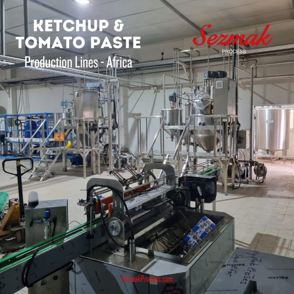 Tomato Paste & Ketchup Food Process Factory Sold in Africa 2023