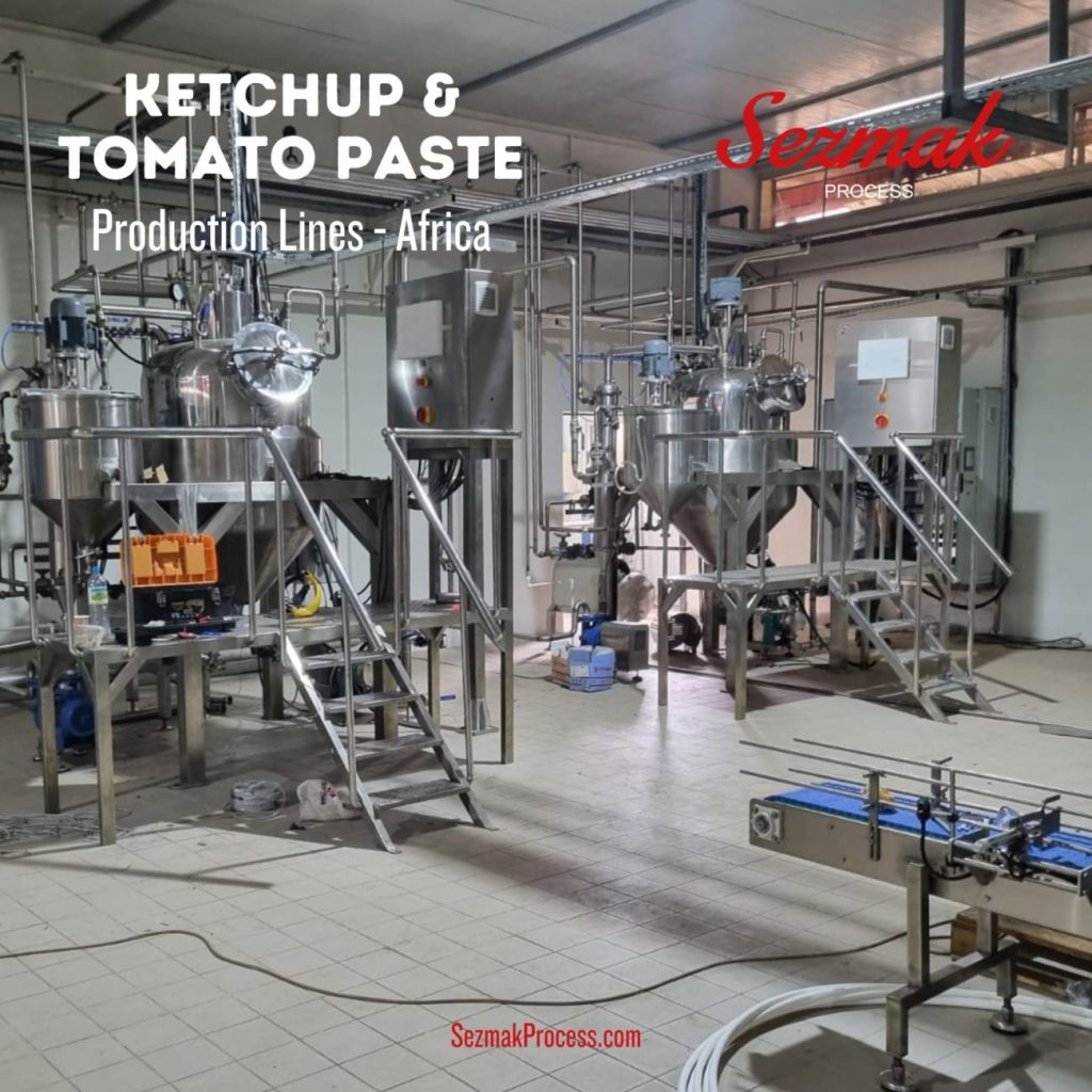 Tomato Paste & Ketchup Food Process Factory Sold in Africa 2023