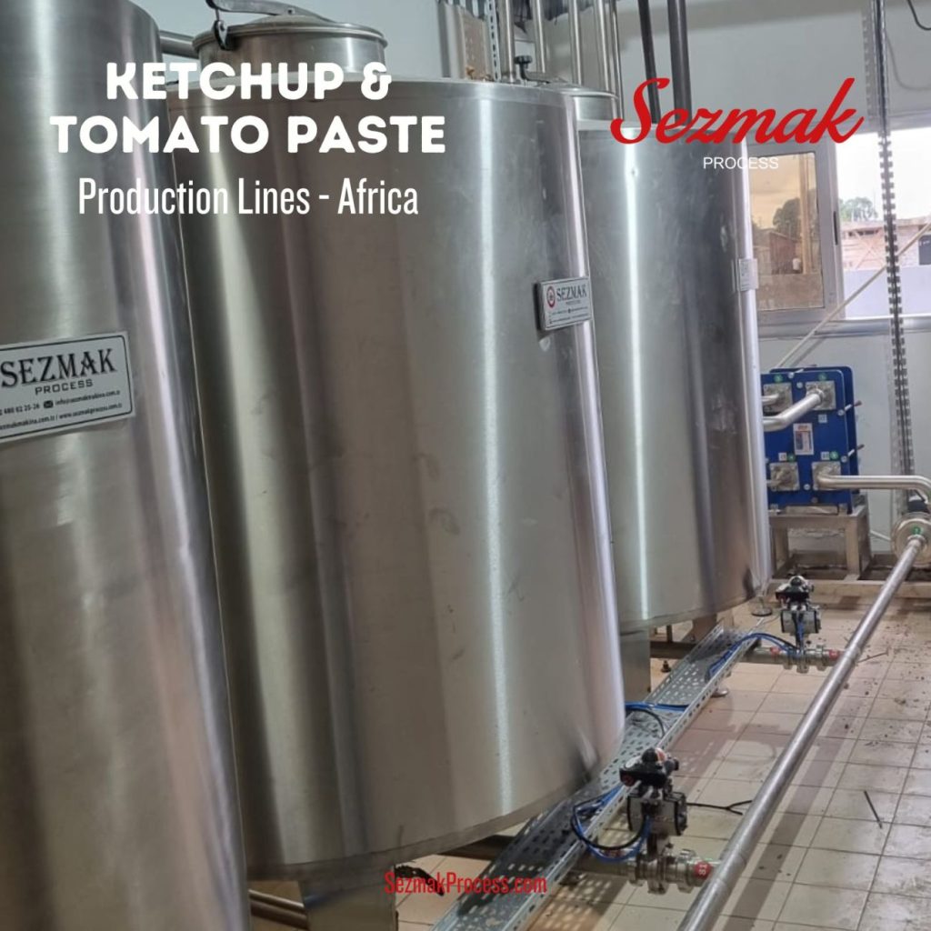 Tomato Paste & Ketchup Food Process Factory Sold in Africa 2023