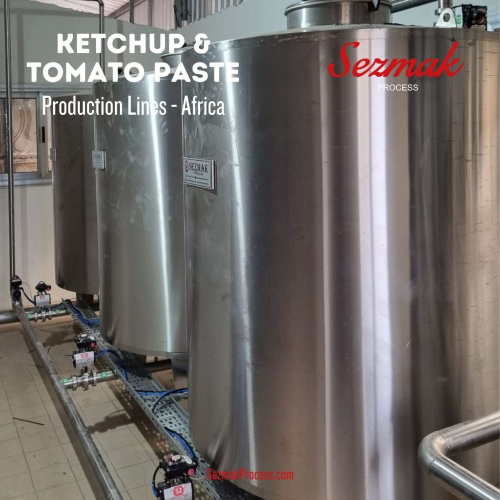 Tomato Paste & Ketchup Food Process Factory Sold in Africa 2023