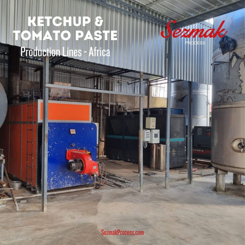 Tomato Paste & Ketchup Food Process Factory Sold in Africa 2023