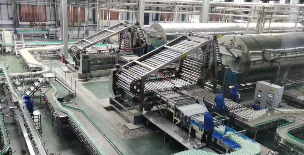 Universal Autoclave Sterilization Production Line for Canned Food and Bottled Beverage